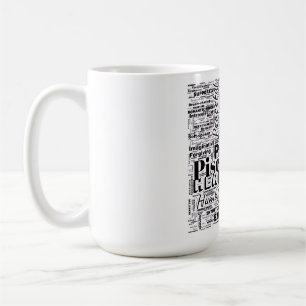 Taza De Café Pisces Zodiac Word Cloud Inspiration