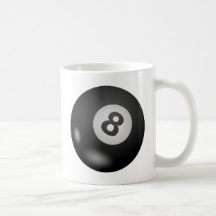 Taza De Café Piscina - bola ocho