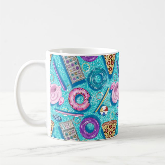 Taza De Café Piscina Café Mug (Izquierda)
