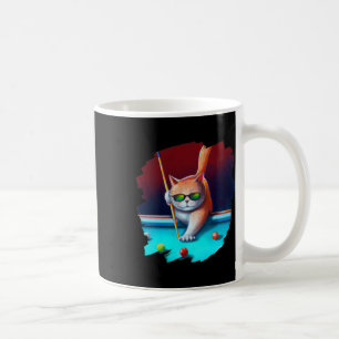 Taza De Café Piscina De Gatos Billiards In Lounge Guay Funny Ca