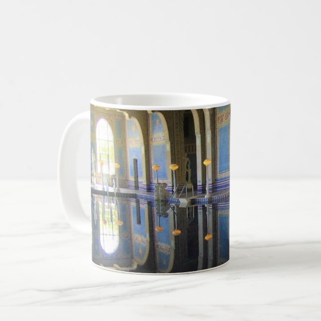 Taza De Café Piscina romana en el Castillo Hearst, California (Anverso izquierdo)