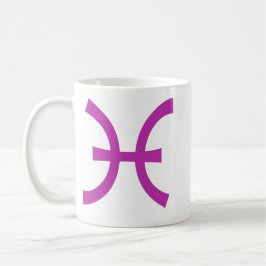 Taza De Café Piscis en morado