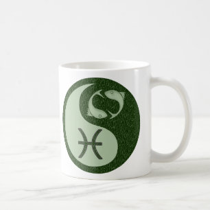 Taza De Café Piscis Yin Yang