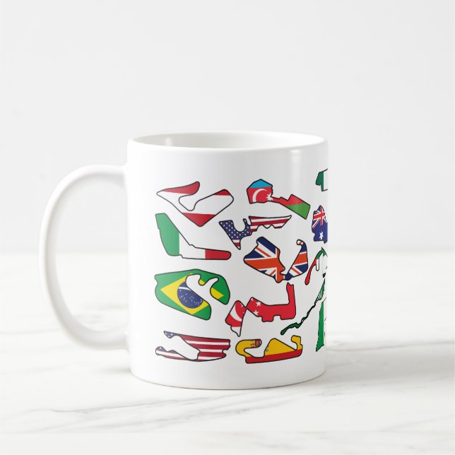 Taza De Café Pista de fórmula 1 (Izquierda)