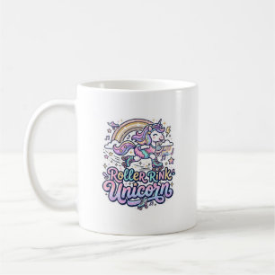 Taza De Café Pista de patinaje Unicornio Unicornio Pegatina vec