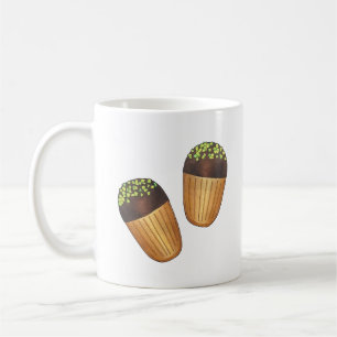 Taza De Café Pistachio Madeleine Bollería Francesa