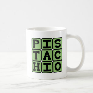 Taza De Café Pistacho, nuez de refrigerio