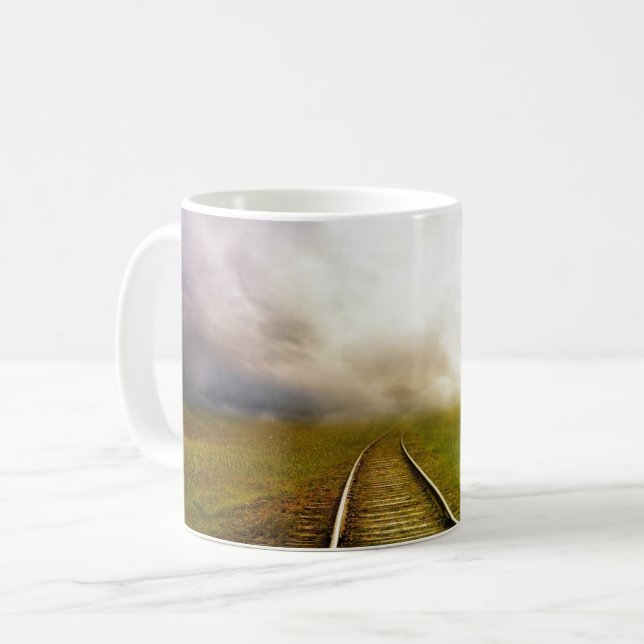 Taza De Café Pistas de tren (Anverso izquierdo)