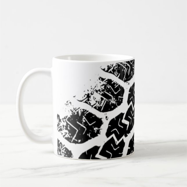 Taza De Café Pistas del neumático (Izquierda)