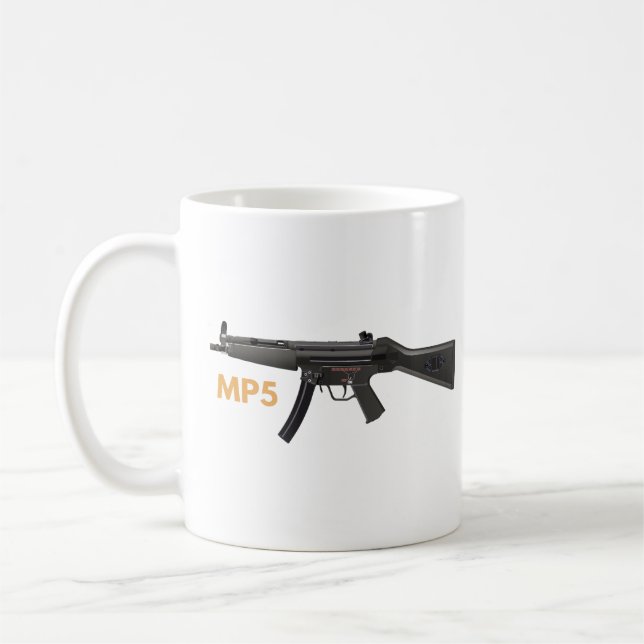 Taza De Café Pistola submáquina MP5 (Izquierda)