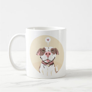 Taza De Café Pit Bull Adorable