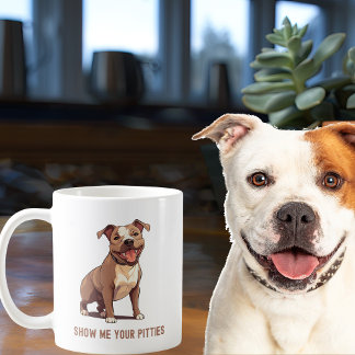 Taza De Café Pit Bull Funny Personalizado