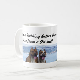 Taza De Café Pit Bull Love Pareja