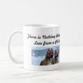 Taza De Café Pit Bull Love Pareja