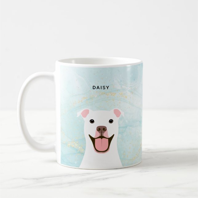 Taza De Café Pit Bull Mugs (Izquierda)