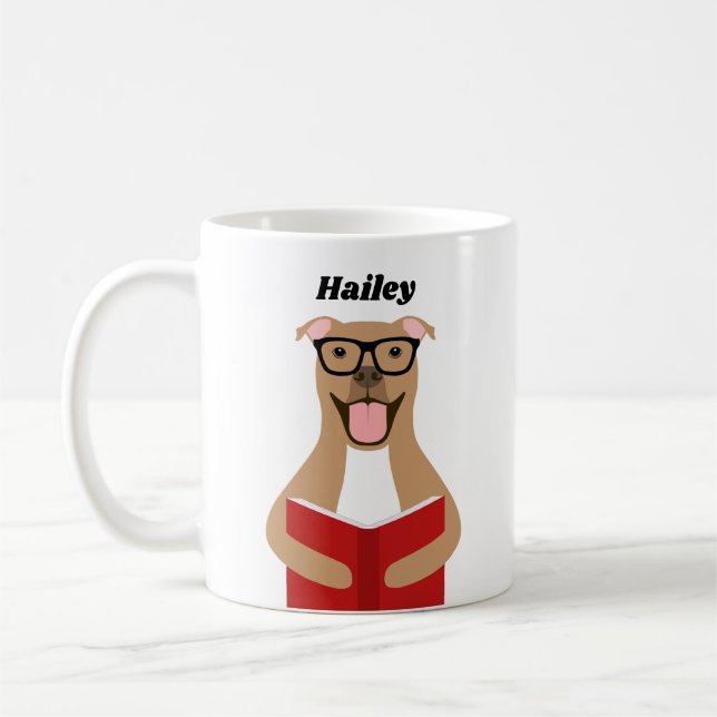 Taza De Café Pit Bull Mugs (Izquierda)