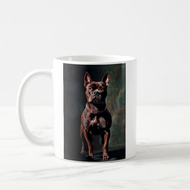 Taza De Café Pit bull terrier (Izquierda)
