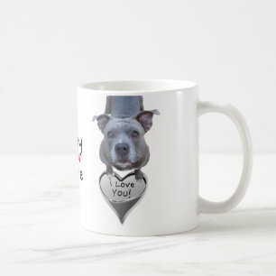 Taza De Café Pitbull Bully Love Mug