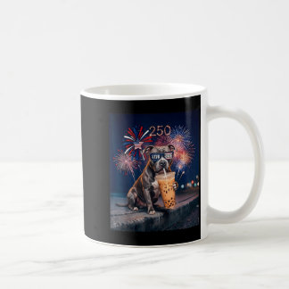 Taza De Café Pitbull francés bebiendo café helado bandera 4 de 