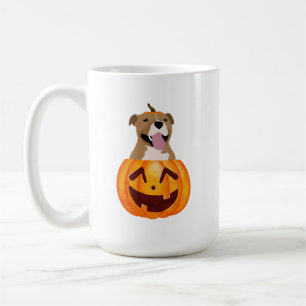 Taza De Café Pitbull Halloween Coffee Mug