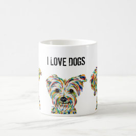 Taza De Café Pitbull Terrier Spaniel Love Dogs Mug