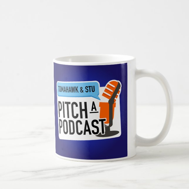 Taza De Café Pitch a Podcast Mug (Derecha)