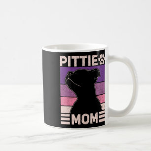 Taza De Café Pittie Mamá Pitbull Mamá Perdedora Perra Mujer Día