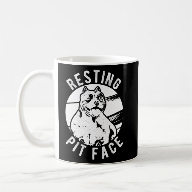 Taza De Café Pittie Pitbull, dueño de perros, Pitb, Mascota de  (Izquierda)