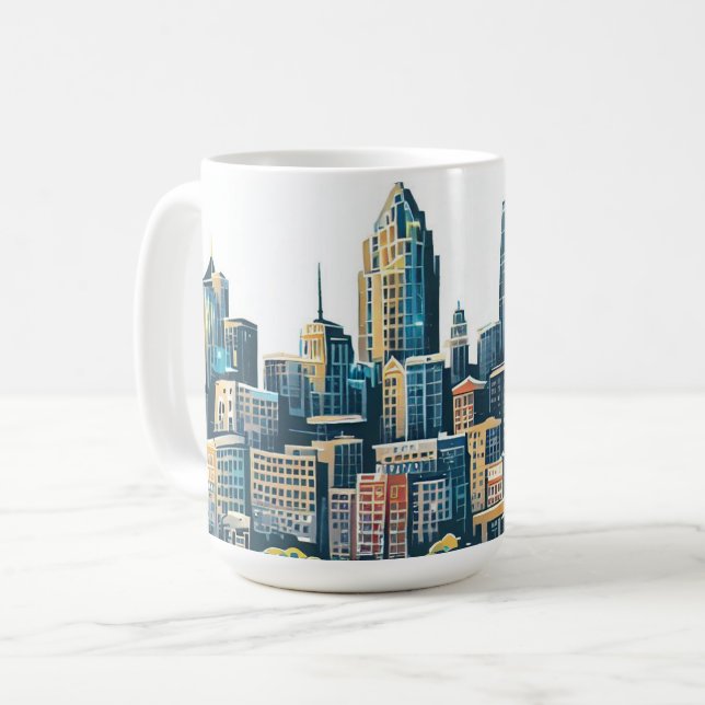 Taza De Café Pittsburgh Cityscape