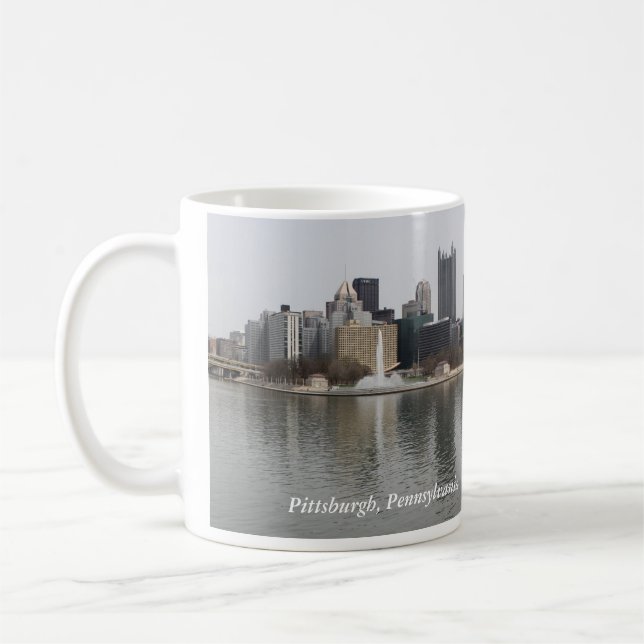 Taza De Café Pittsburgh, PA (Izquierda)