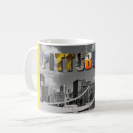 Taza De Café Pittsburgh Pennsylvania City Skyline Travel Photo