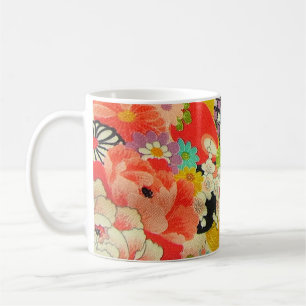 Taza De Café PixDezines Kimono Vintage Shirimen