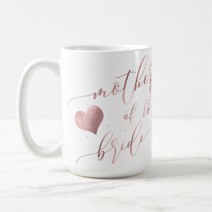 Taza De Café PixDezines Madre de novia/Rosa de Faux