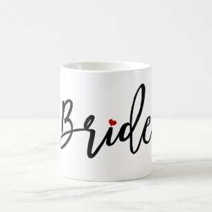 Taza De Café PixDezines Novia/Letra Moderna
