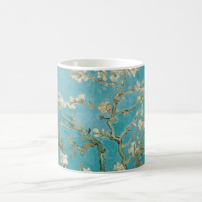 Taza De Café PixDezines Van Gogh Flor de Almendro en Saint-Rémy (Centro)
