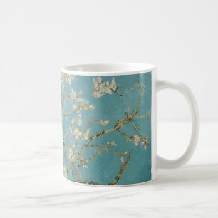 Taza De Café PixDezines Van Gogh Flor de Almendro en Saint-Rémy