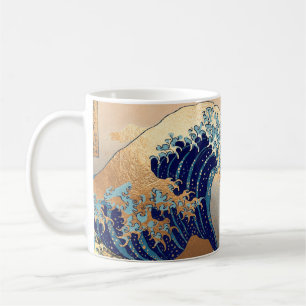 Taza De Café PixDezines Vintage Gran Ola Hokusai 葛飾北斎の神奈川沖浪