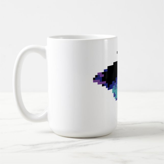 Taza De Café Pixel Butterfly (Izquierda)