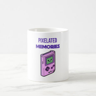 Taza De Café Pixelated Memories Retro Game Boy Art – Nostalgic 
