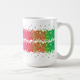Taza De Café Pixeles coloridos