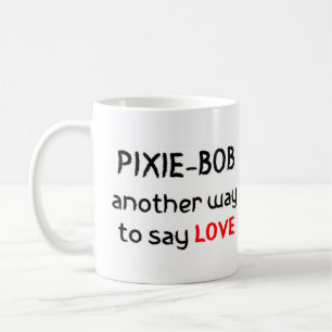 Taza De Café pixie-bob love coffee mug