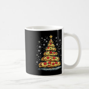 Taza De Café Pizza Árbol de Navidad Festín de comida rápida par