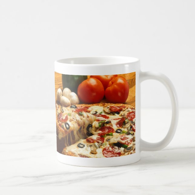 Taza De Café Pizza deliciosa (Derecha)