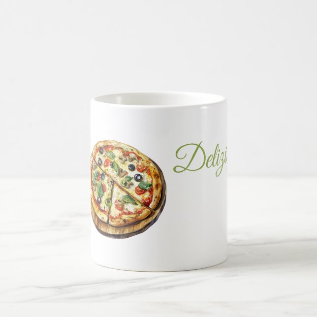Taza De Café Pizza Delicioso (delicioso) (Centro)