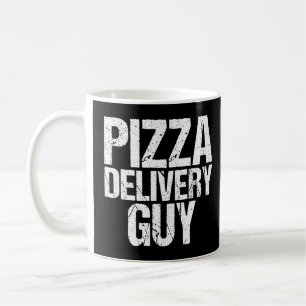 Taza De Café Pizza Delivery Guy Italiano Foodie Pun Costume
