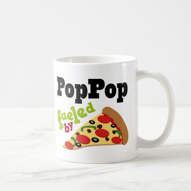 Taza De Café Pizza (divertida) de Poppop (Derecha)