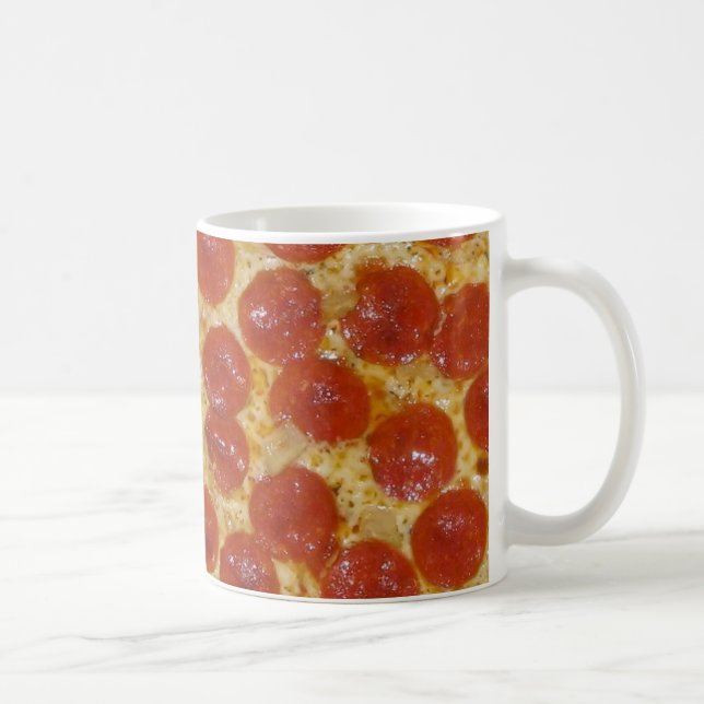 Taza De Café pizza grande de pepperoni (Derecha)