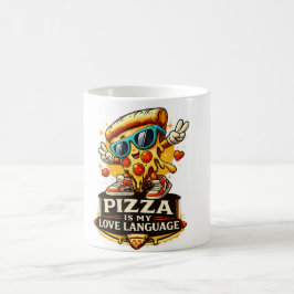 Taza De Café Pizza Is My Love Funny Pizza Lover Gift 