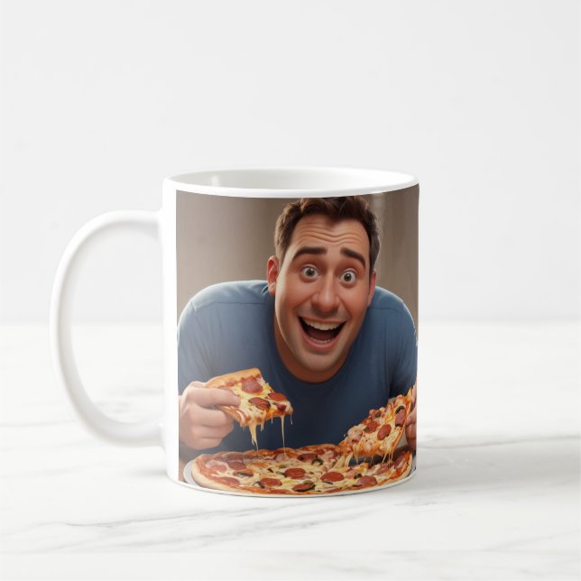 Taza De Café Pizza Man (Izquierda)
