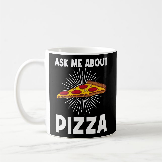 Taza De Café Pizza Para Hombres Mujeres Niños Pizza Slice Itali (Izquierda)